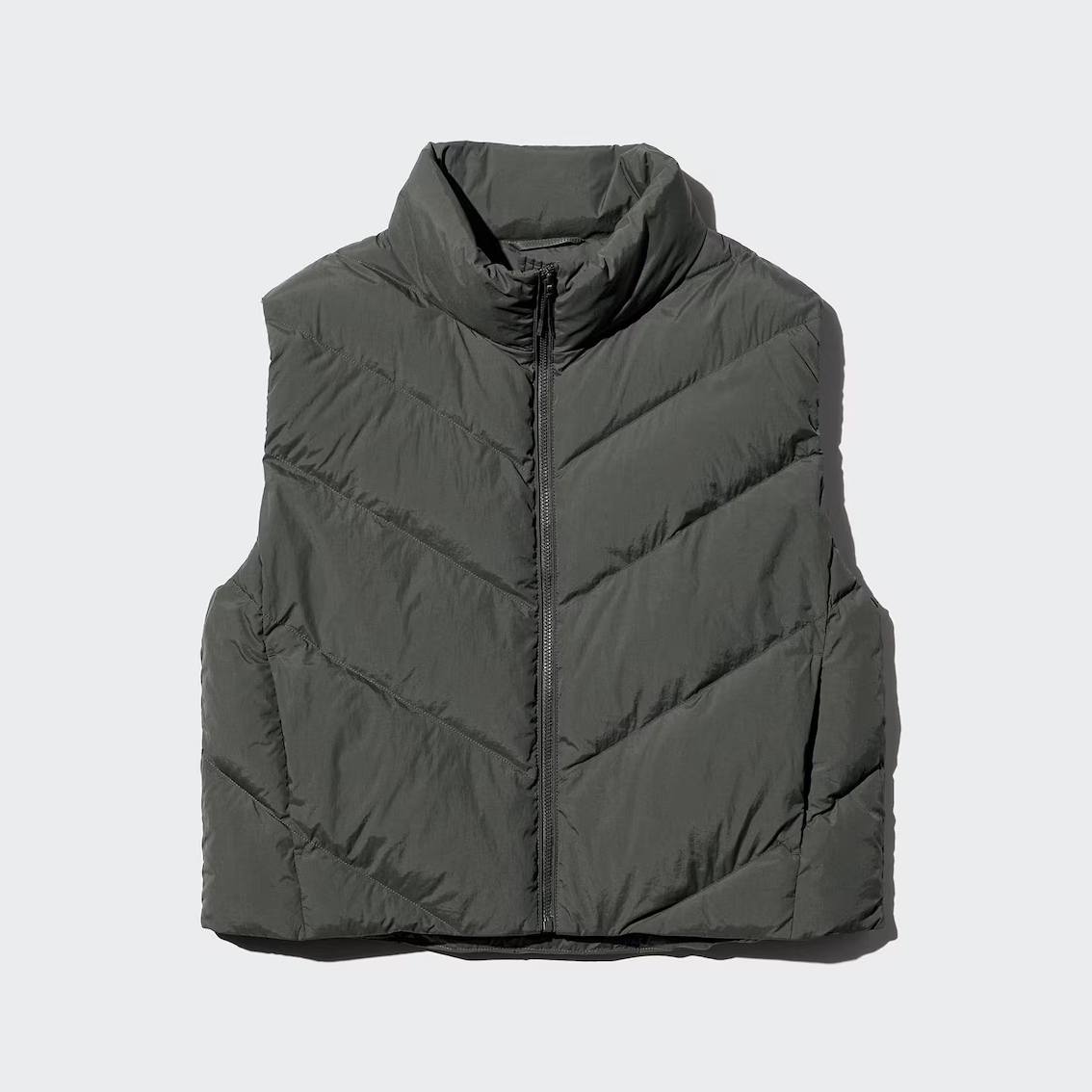 

Укороченный жилет Uniqlo Pufftech, 57 оливковый, Зеленый, Укороченный жилет Uniqlo Pufftech, 57 оливковый