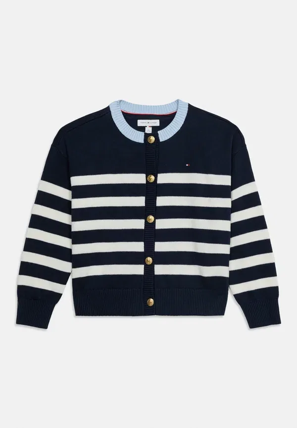 Кардиган полосатый Nautical stripes Tommy Hilfiger dark night темно-синий — фото 3