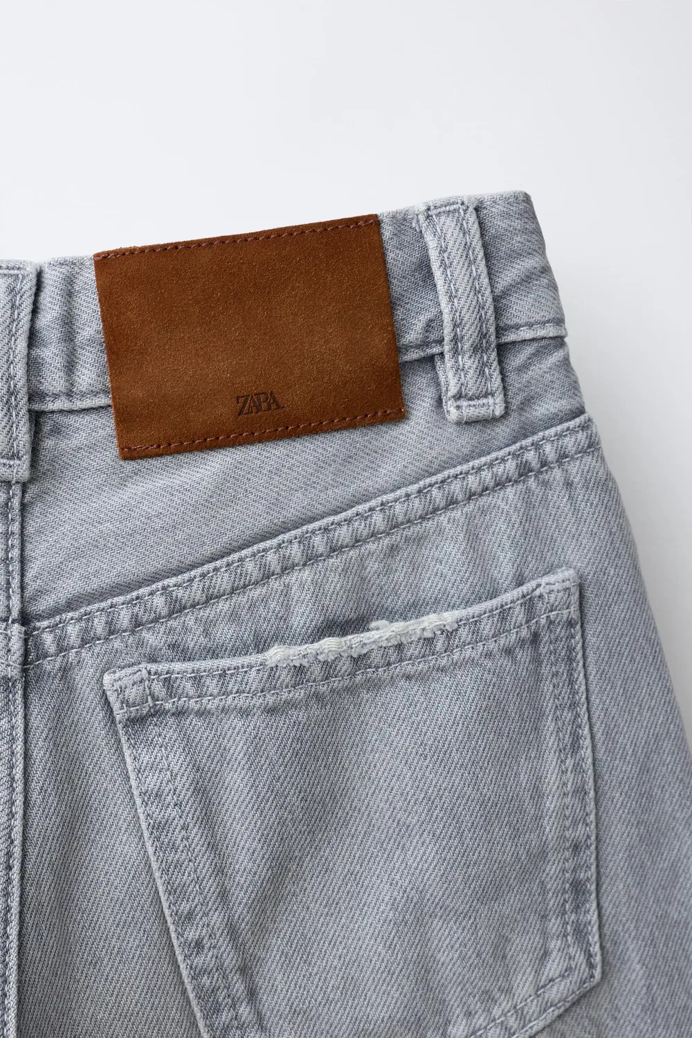 Бриллиантовые джинсы ZARA, Grey — фото 4
