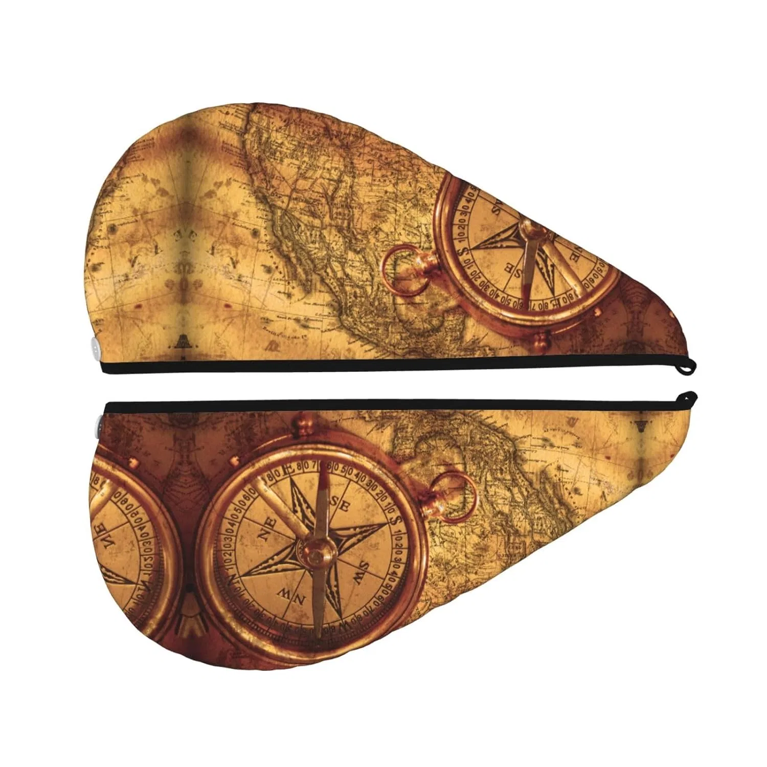 Шапочка для душа Coral Fleece, OCELIO, Один размер, Law of Compass Navigation — фото 2
