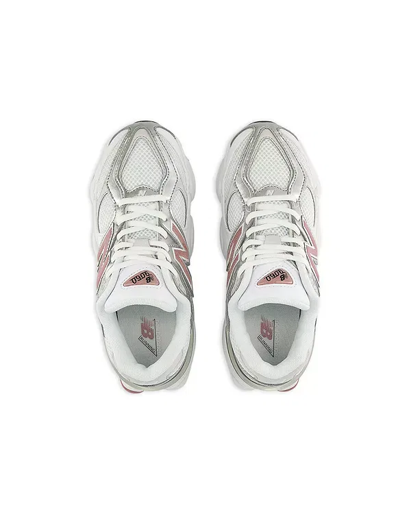 Детские кроссовки для девочек со шнуровкой New Balance, белый — фото 3