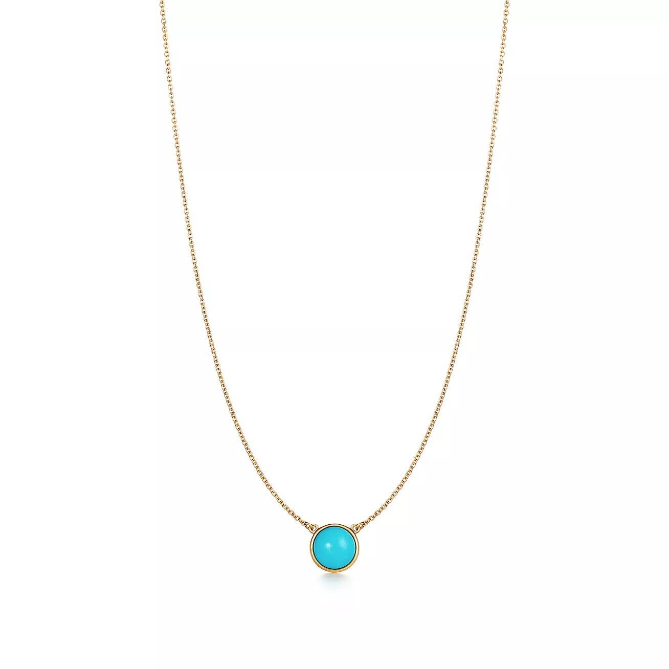 

Колье Tiffany & Co. Color By The Yard, золото/бирюза