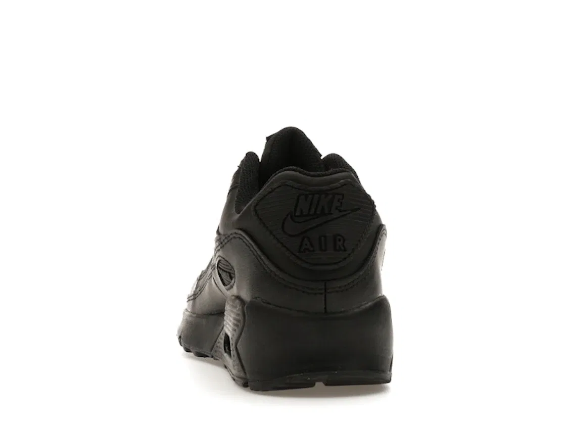 Детские кроссовки с амортизацией Nike Air Max 90 Recraft, Black/Black-White-Black — фото 4