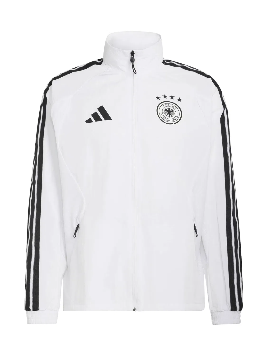 Тренировочная куртка Adidas Performance DFB белого цвета