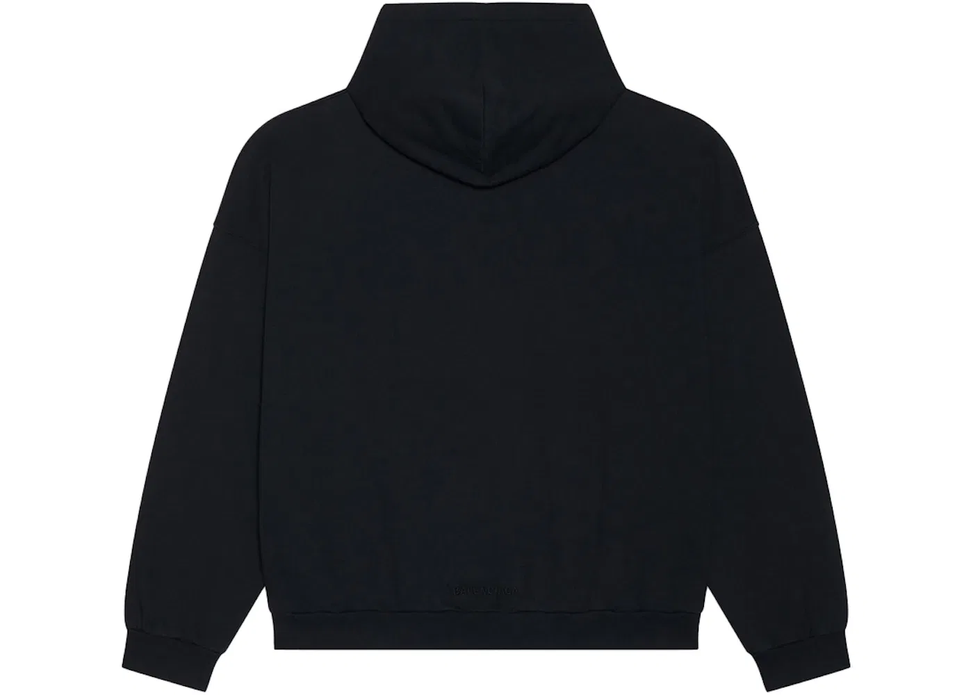 Женский худи с принтом Hoodie Balenciaga, Black — фото 2