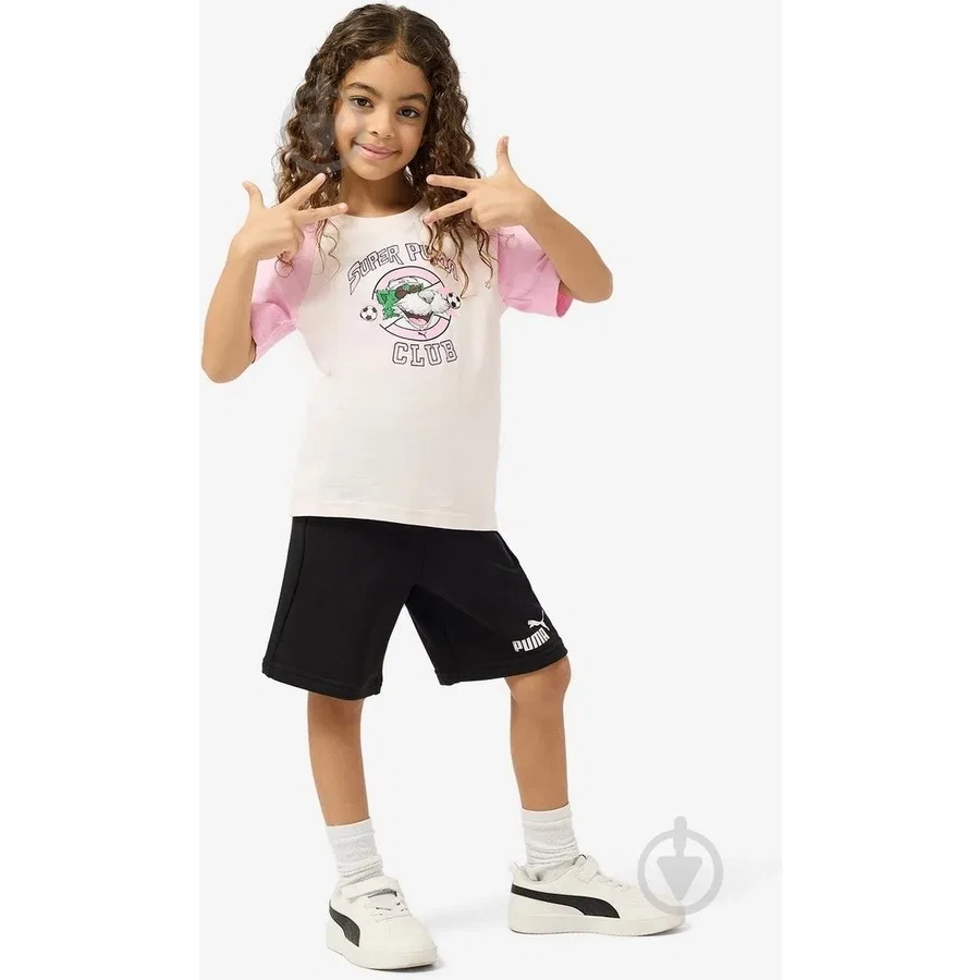Детская футболка с коротким рукавом Puma 69191821 Super Unisex, Розовый