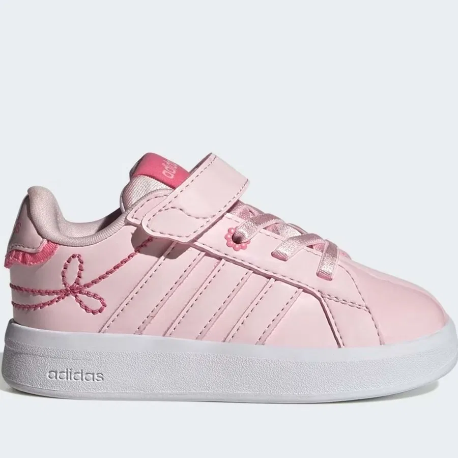 Детские спортивные кроссовки с ортопедической стелькой Grand Court 3.0 Gırls El I adidas, Розовый