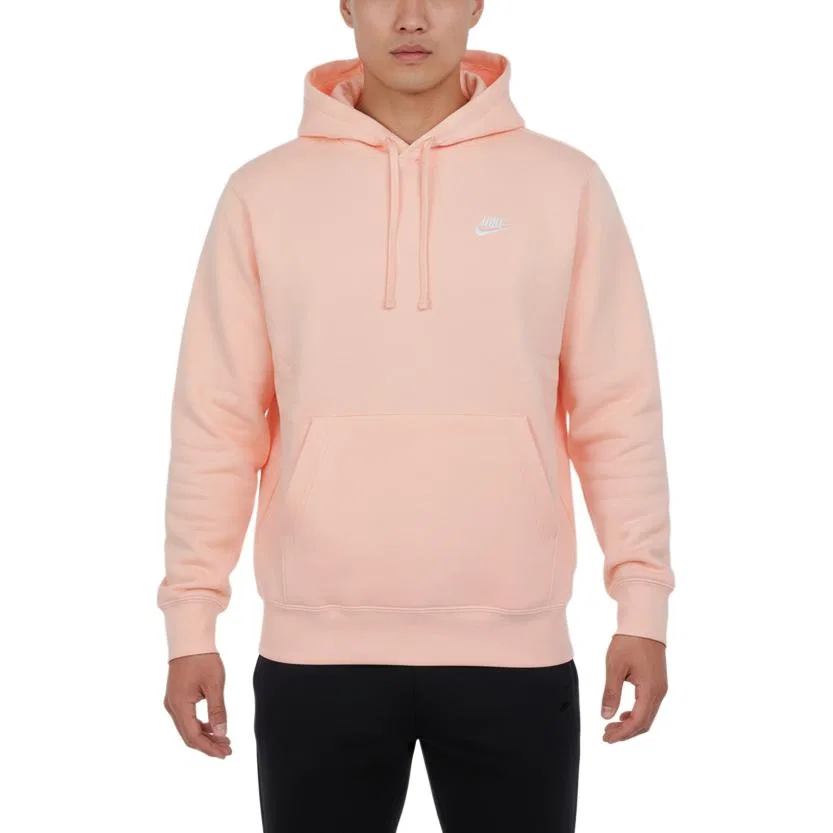 Мужской свитшот с капюшоном Nike, Light Peach Pink