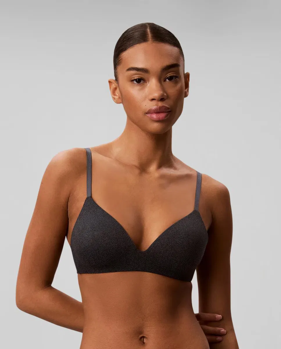 Женский бюстгальтер с косточками, Calvin Klein, серый