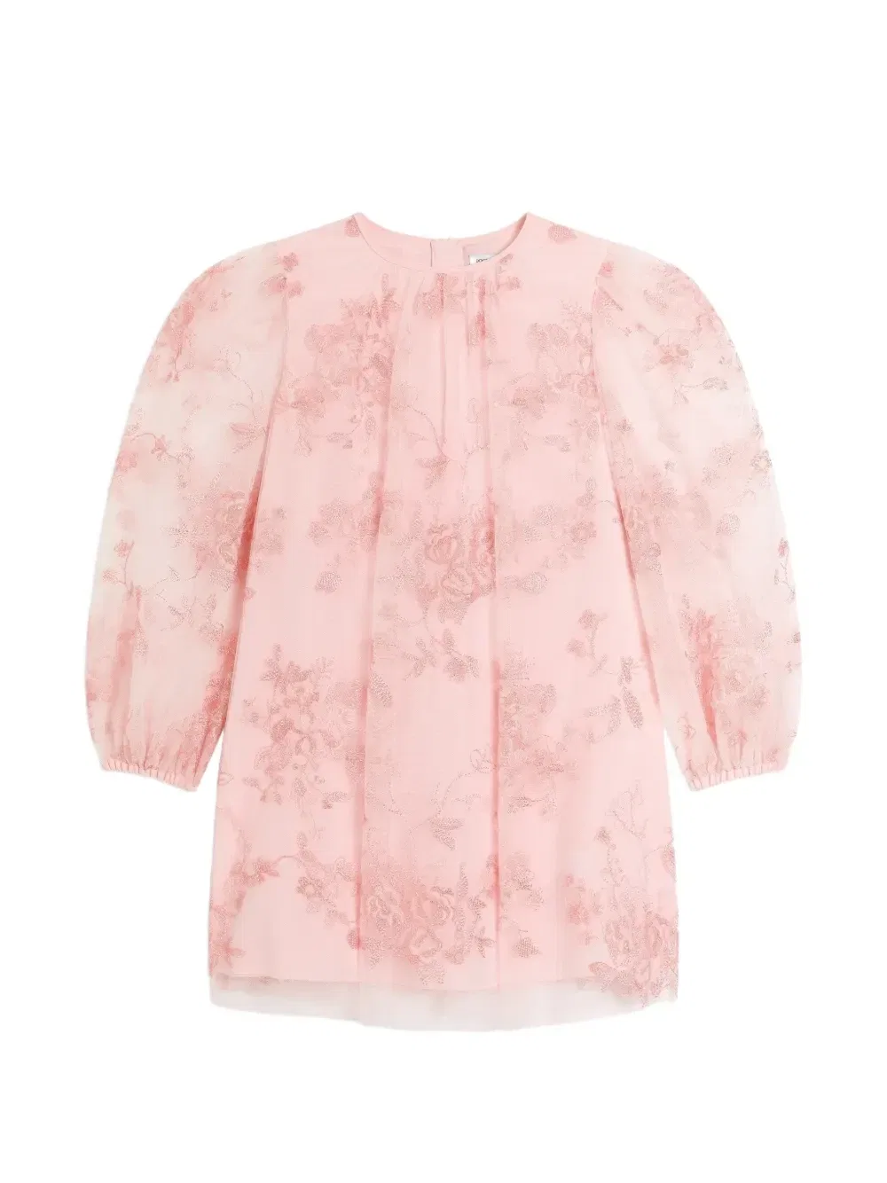 Тюлевое платье с люрексовой нитью Dolce & Gabbana Kids, розовый