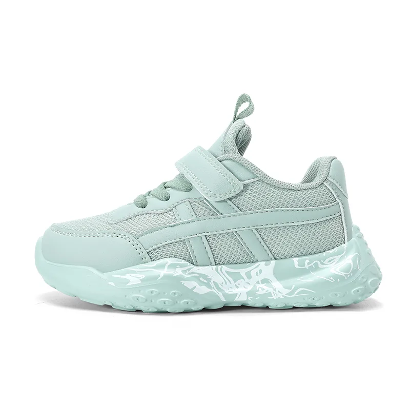 Детские кроссовки для бега KINDDOG, C868 (Light Green-Little Boss)