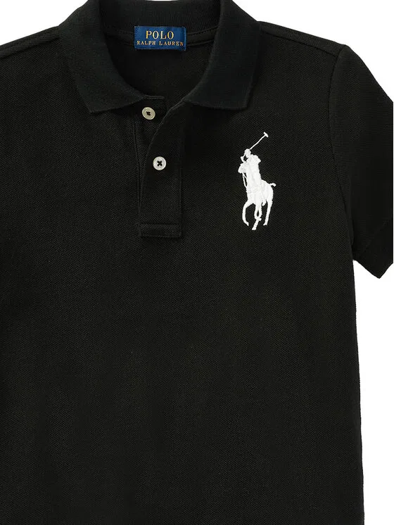 Поло regular fit Polo Ralph Lauren, черный — фото 3