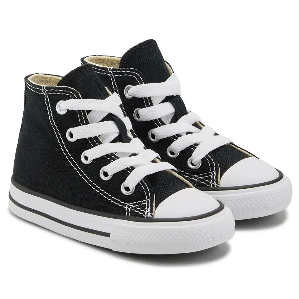 Детские высокие кроссовки Chuck Taylor All Star для малышей Converse, Black/White