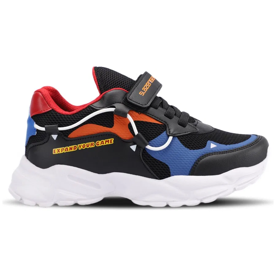 Кроссовки Slazenger KEKOA IN, Белый/Темно-синий/Неоновый зеленый