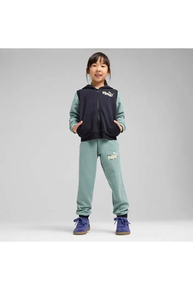 Детское худи для девочек с капюшоном Sandy Adventures Puma, New Navy