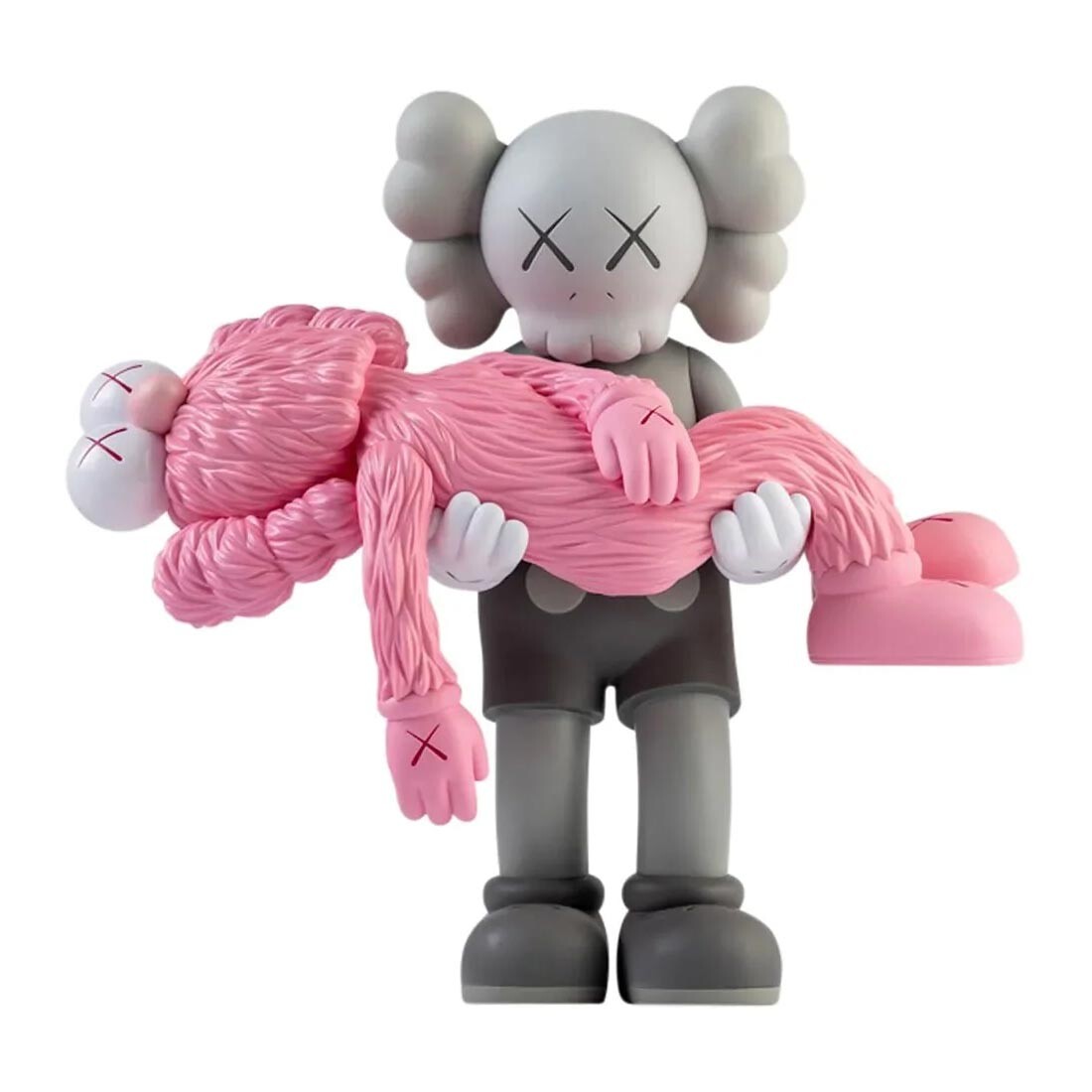 

Фигурка Kaws Gone Companion and BFF, серый/розовый