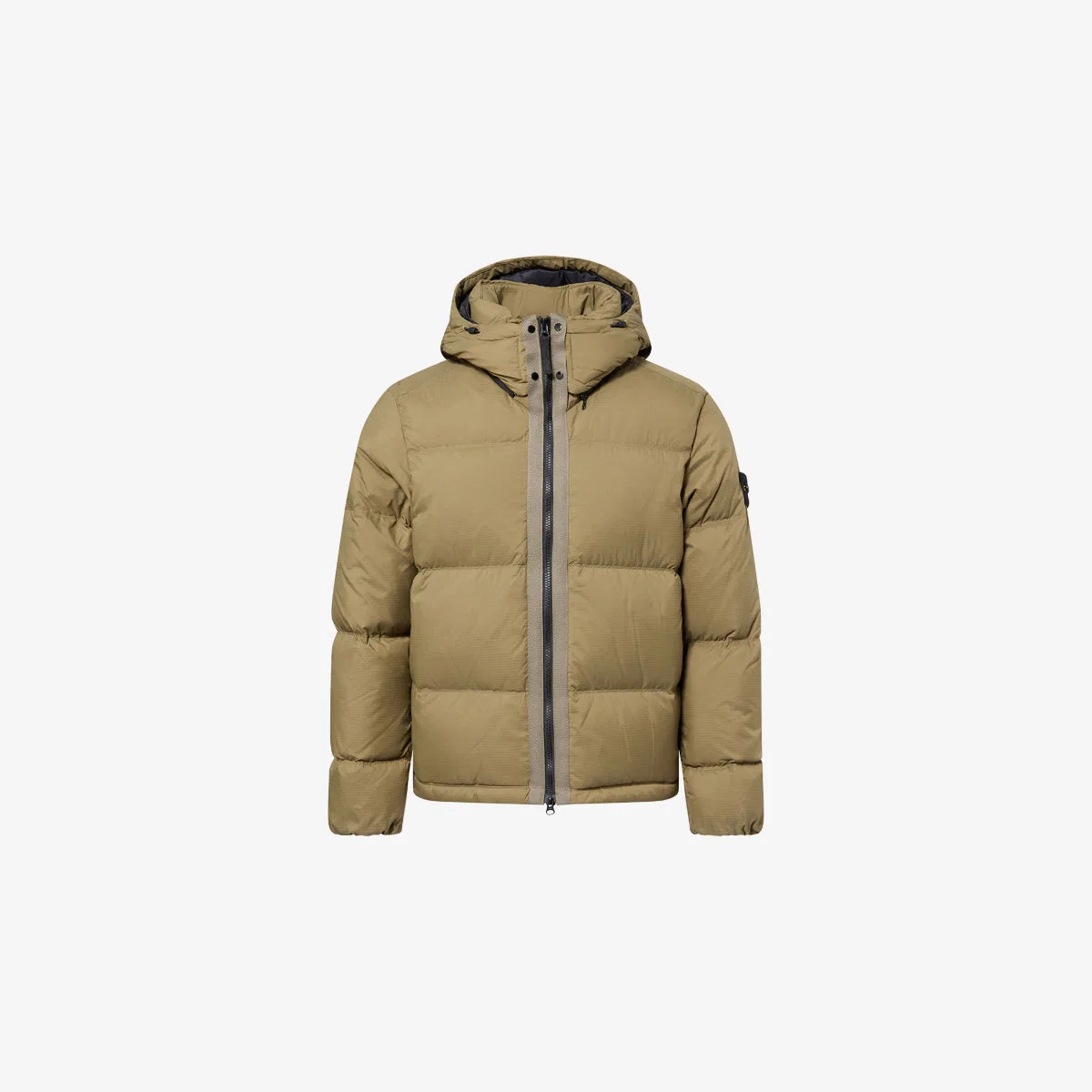 Куртка из рипстоп-кордуры с нейлоновым пухом Stone Island, зеленый