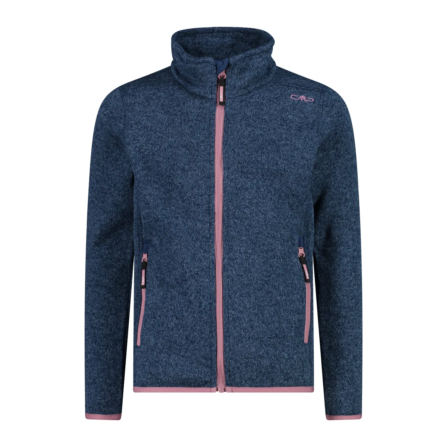 Детская флисовая куртка для девочек Knit-Tech CMP, Konigsblau Konigliches Lila Mediterranes Blau