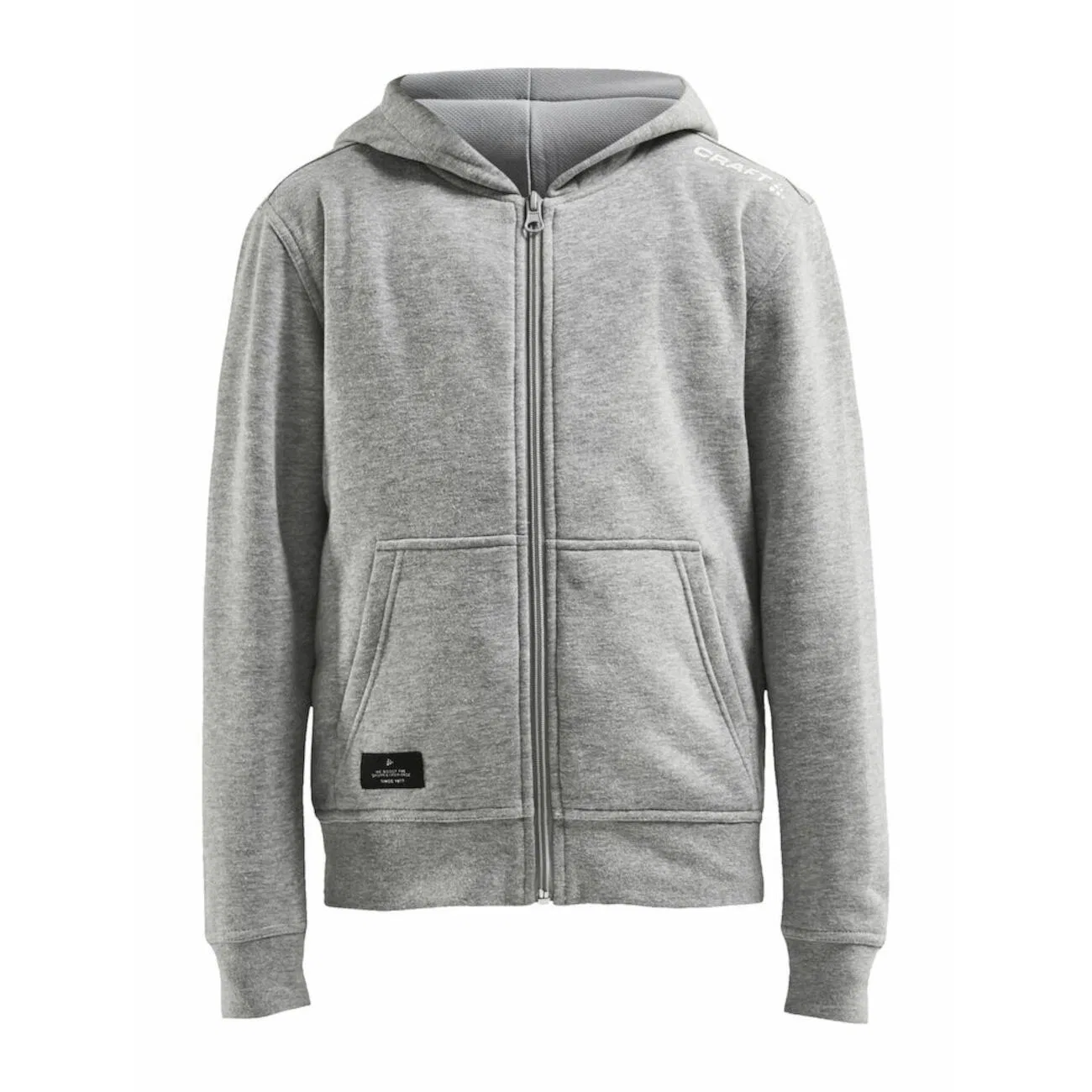 Детская толстовка с молнией COMMUNITY FZ HOODIE JR Craft, Grau