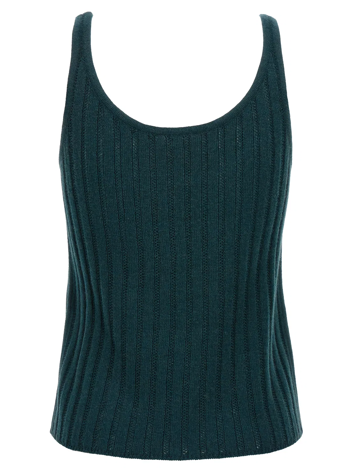 Женская вязаная футболка без рукавов Bicolor Wool Sleeveles T-Shirt Eres, Bicolor — фото 2