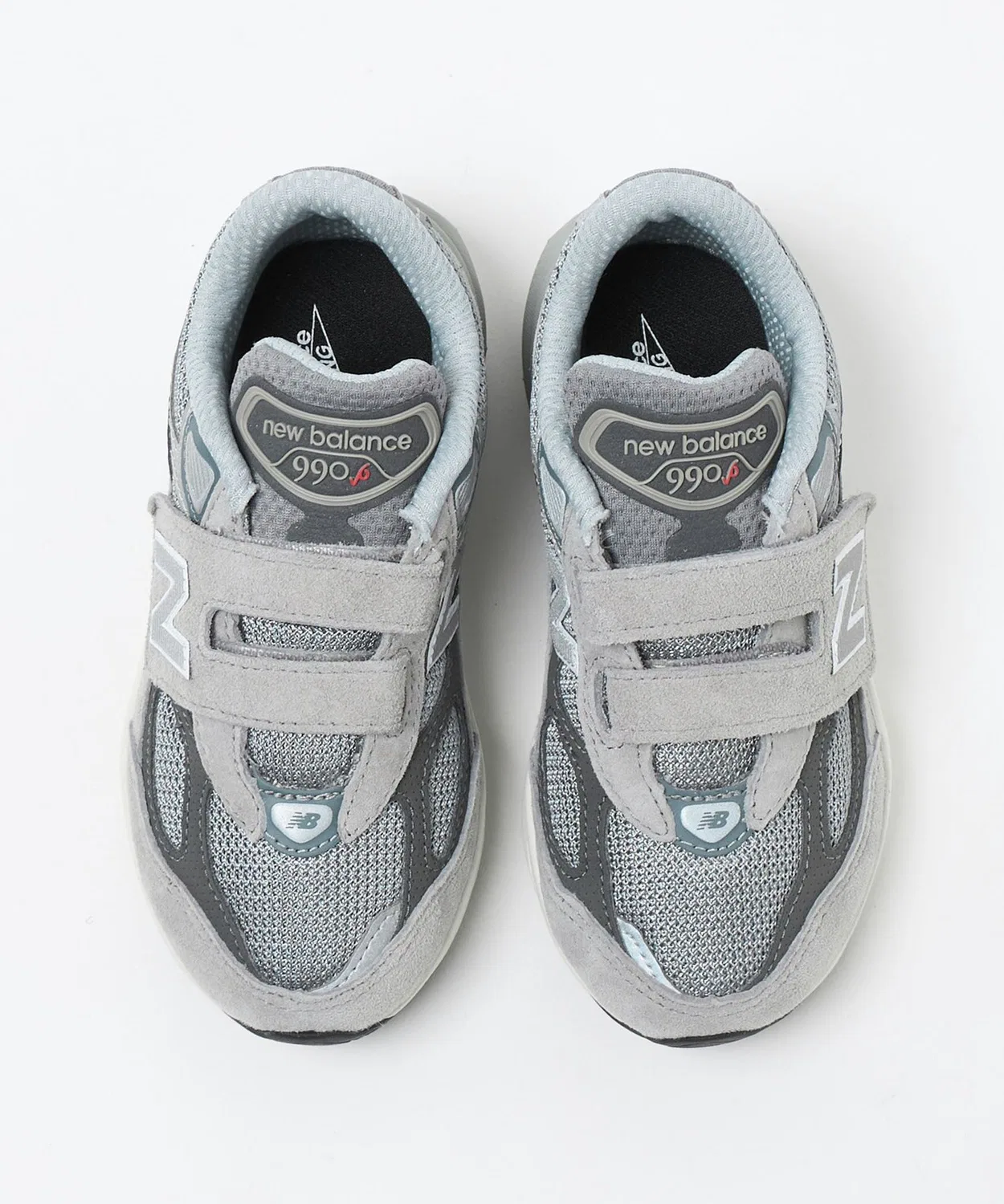 Детские кроссовки с липучкой PV990 New Balance, Black — фото 3