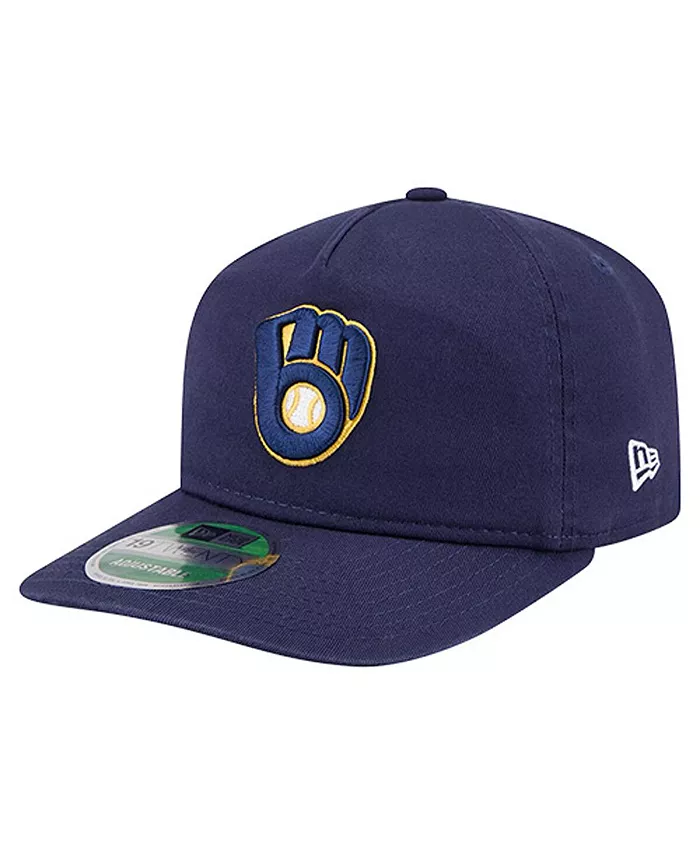 

Мужская синяя регулируемая кепка Milwaukee Brewers Team 19TWENTY New Era