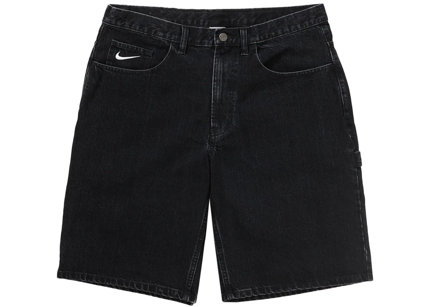 Мужские шорты джинсовые Supreme Nike Short, Black — фото 2