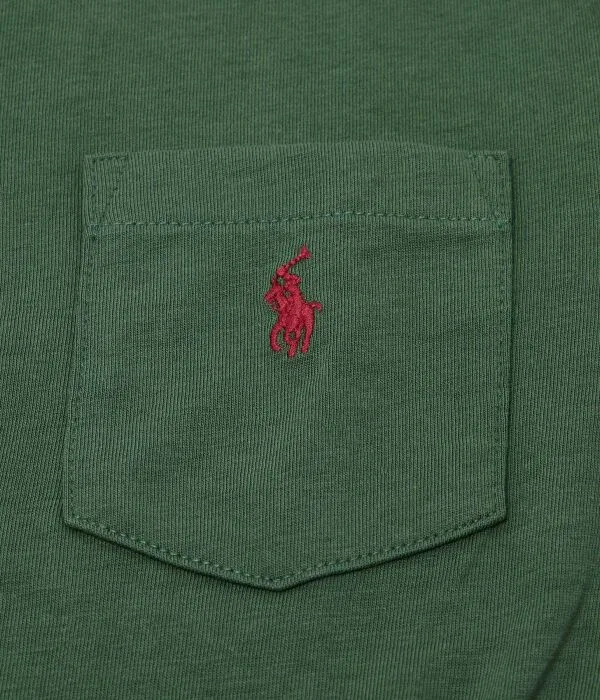 Детское поло для мальчиков хлопковое Polo Polo Ralph Lauren, зеленый — фото 4