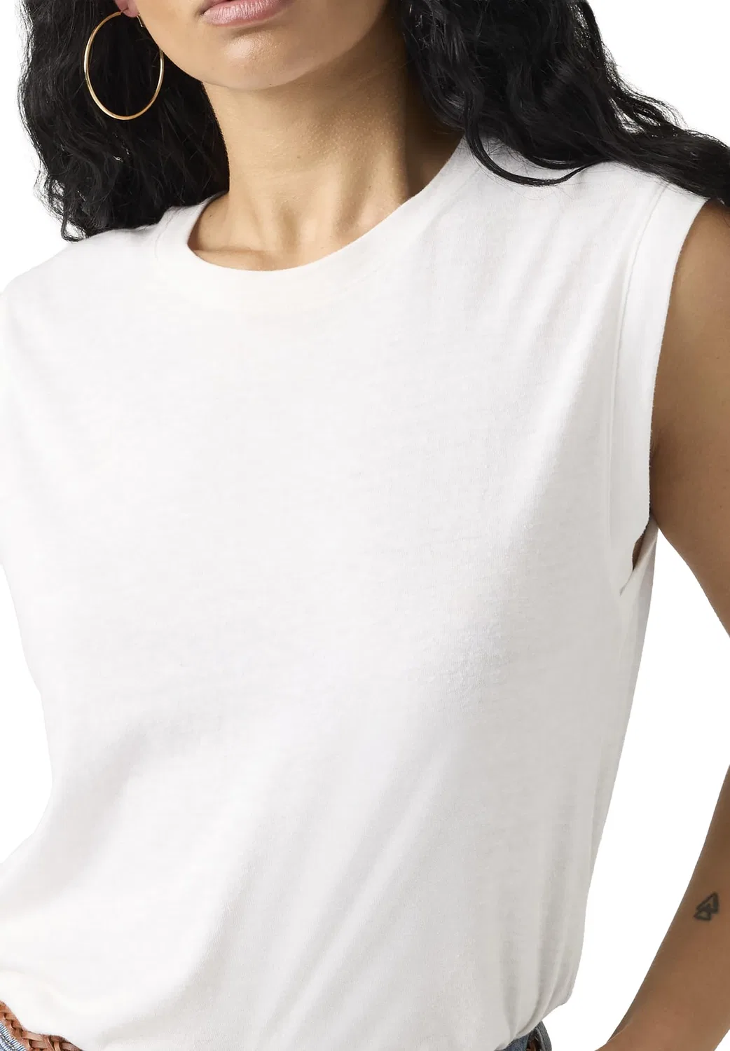 Женский топ без рукавов Boxy Levi's, White