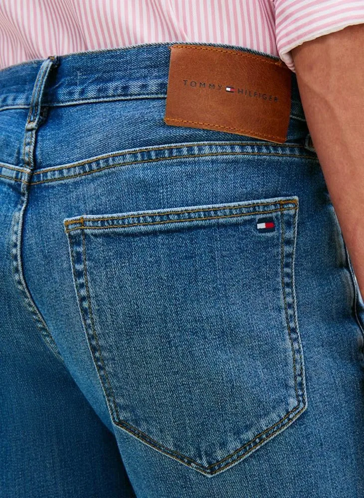 Джинсы прямые зауженные Denton Tommy Hilfiger, синий — фото 3