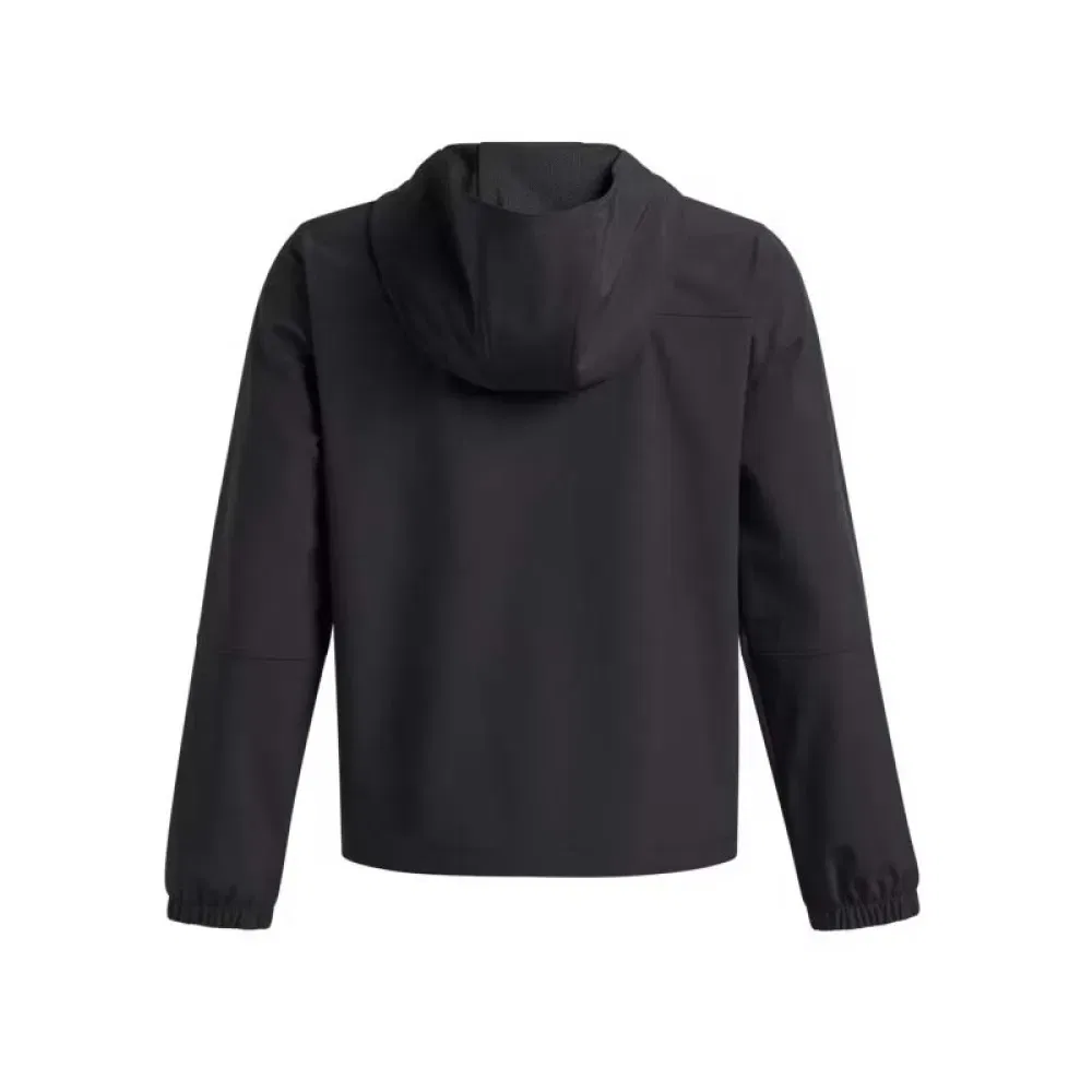 Детская куртка для мальчиков с защитой от ветра и воды Unstoppable Woven Under armour, Black — фото 4