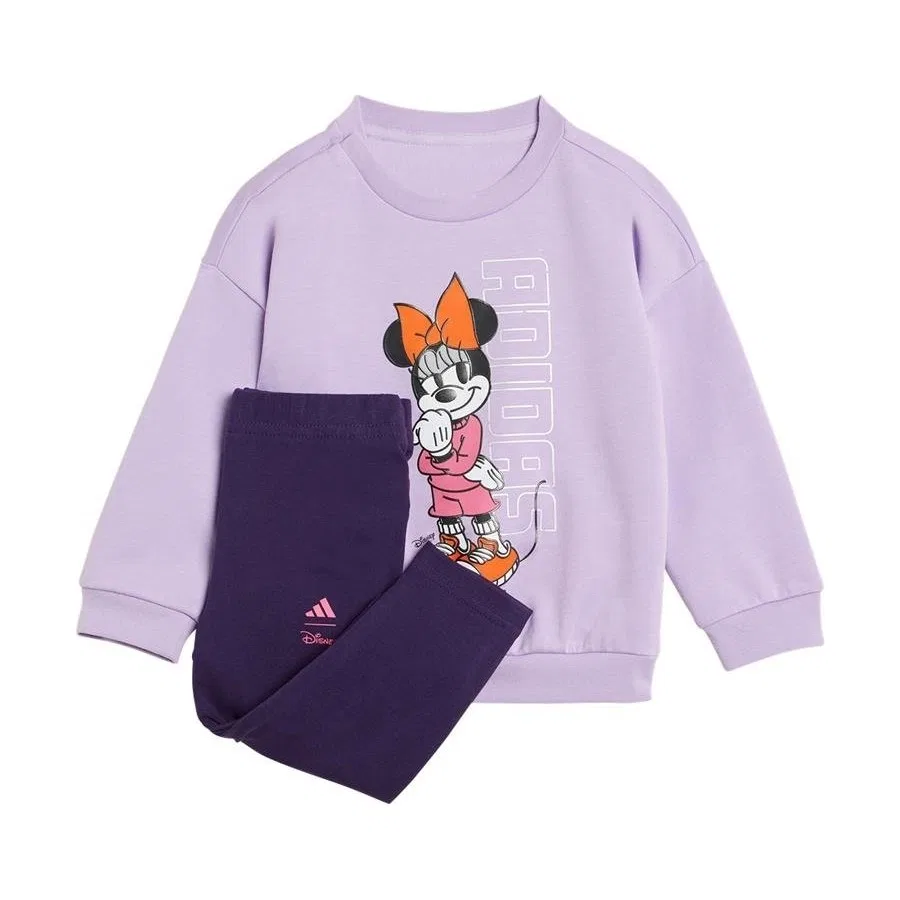 Комплект спортивного костюма с принтом Minnie Mouse adidas Disney, Фиолетовый