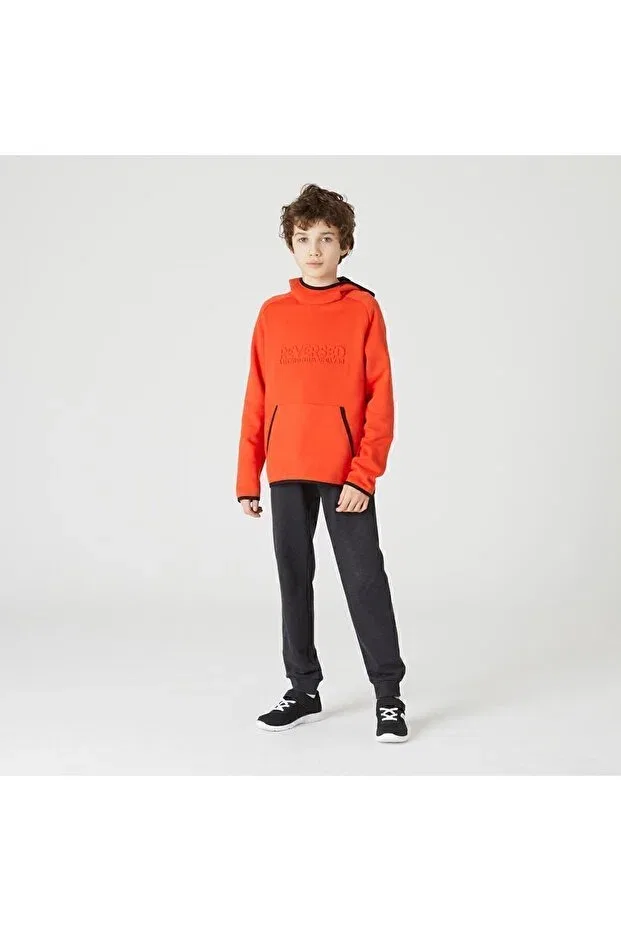 Детские спортивные штаны для девочек скинни Decathlon, Iced Coffee/Black