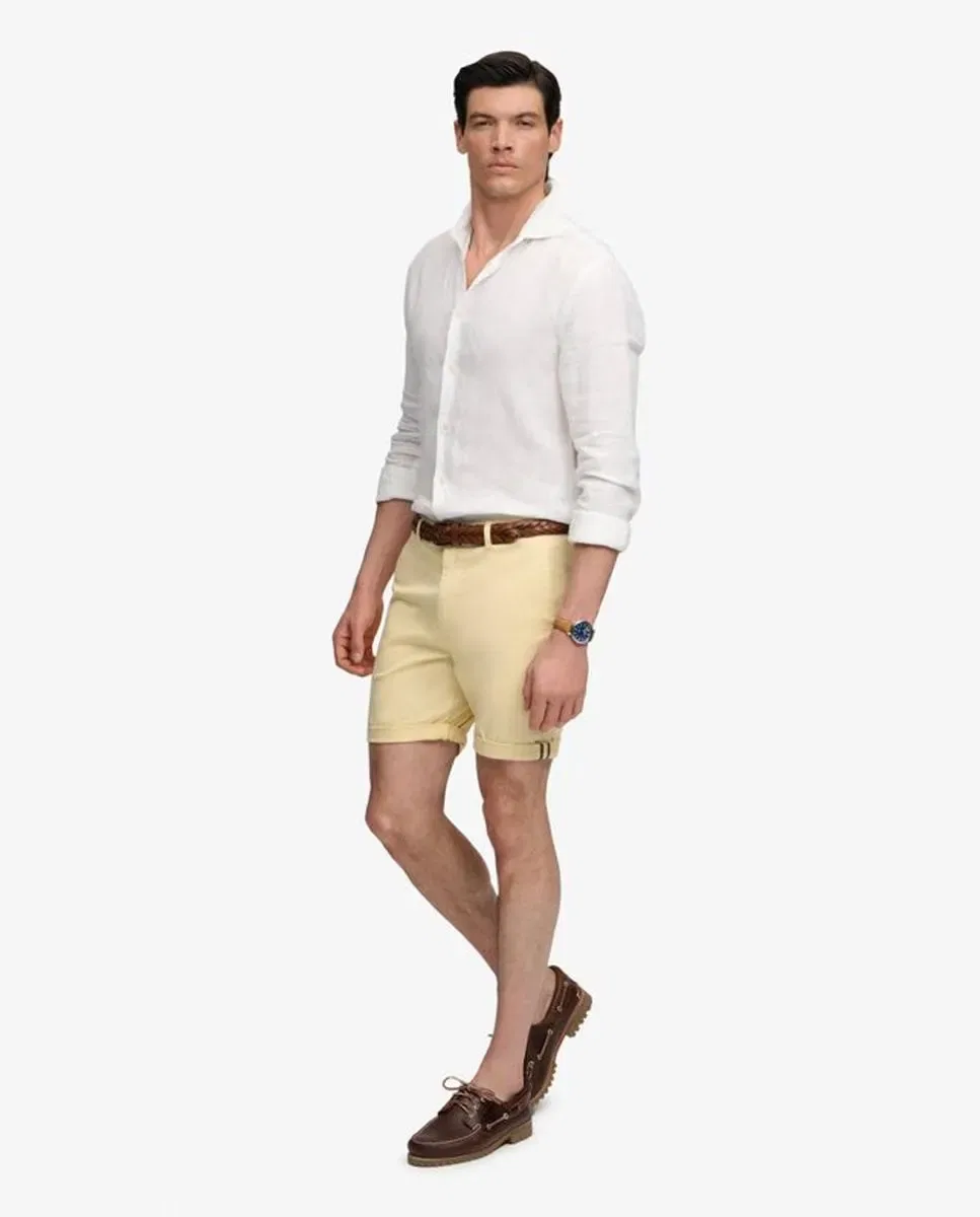 Мужские шорты чинос Premium Regular Chino Superdry, Amarillo