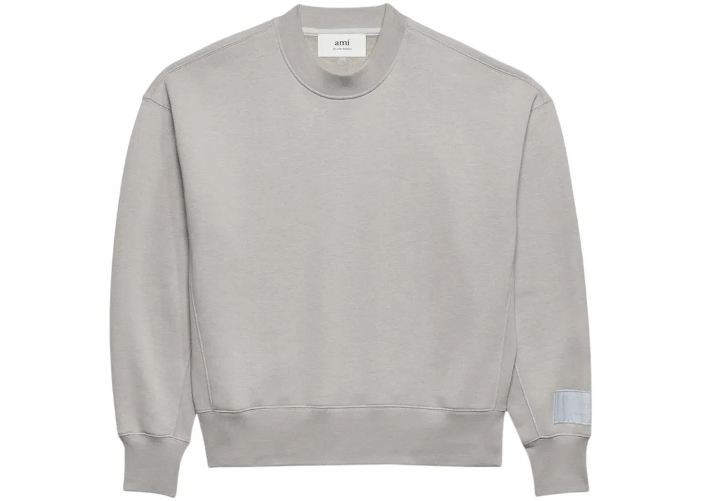 Унисекс свитшот с логотипом Ami Paris, Grey