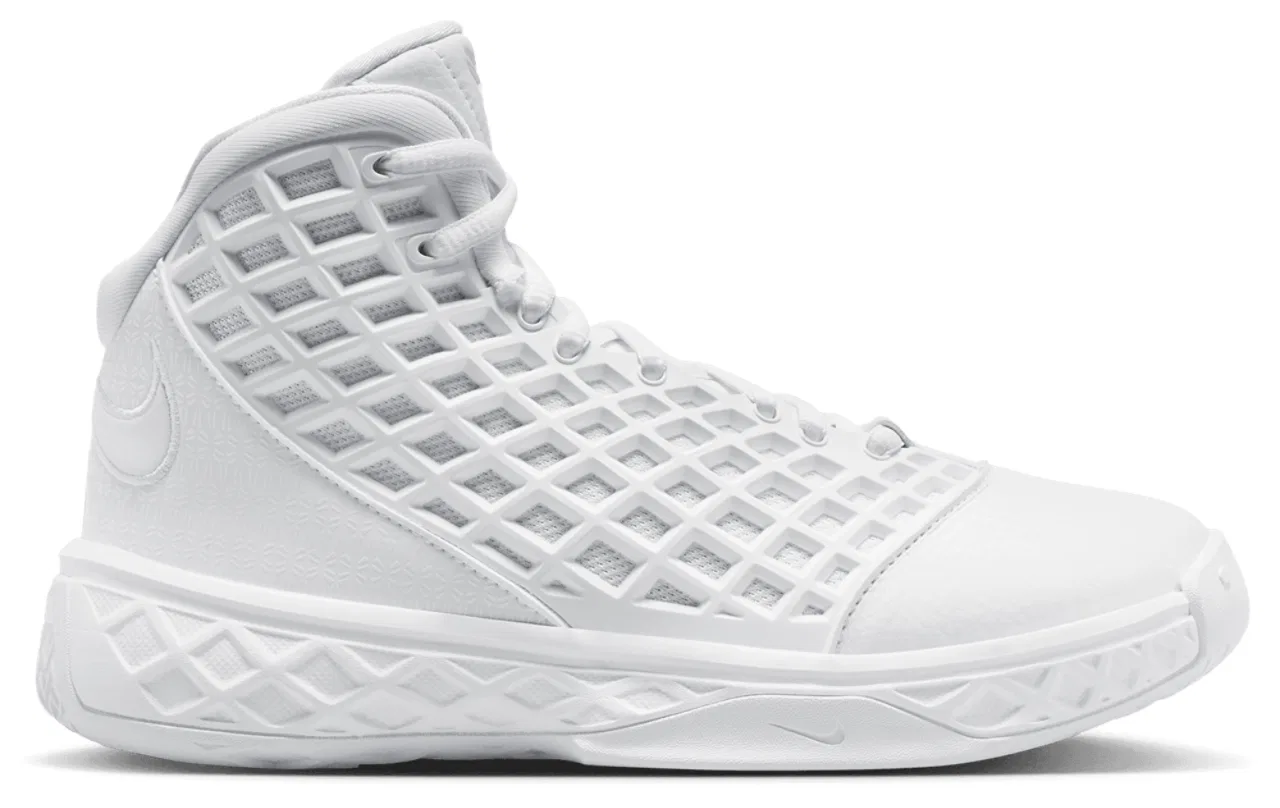 Кроссовки для мальчиков Kobe 3 High Halo Nike, цвет White/White/White