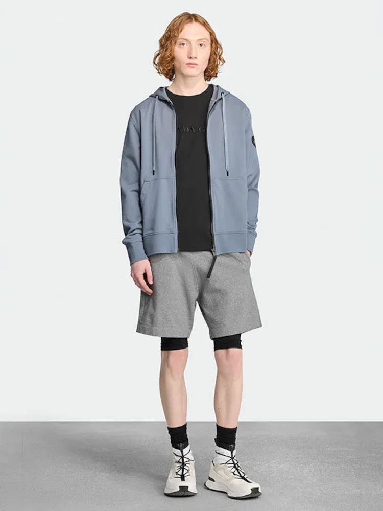 Футболка с длинным рукавом, худи, модель Black Disc CANADA GOOSE, Light Blue