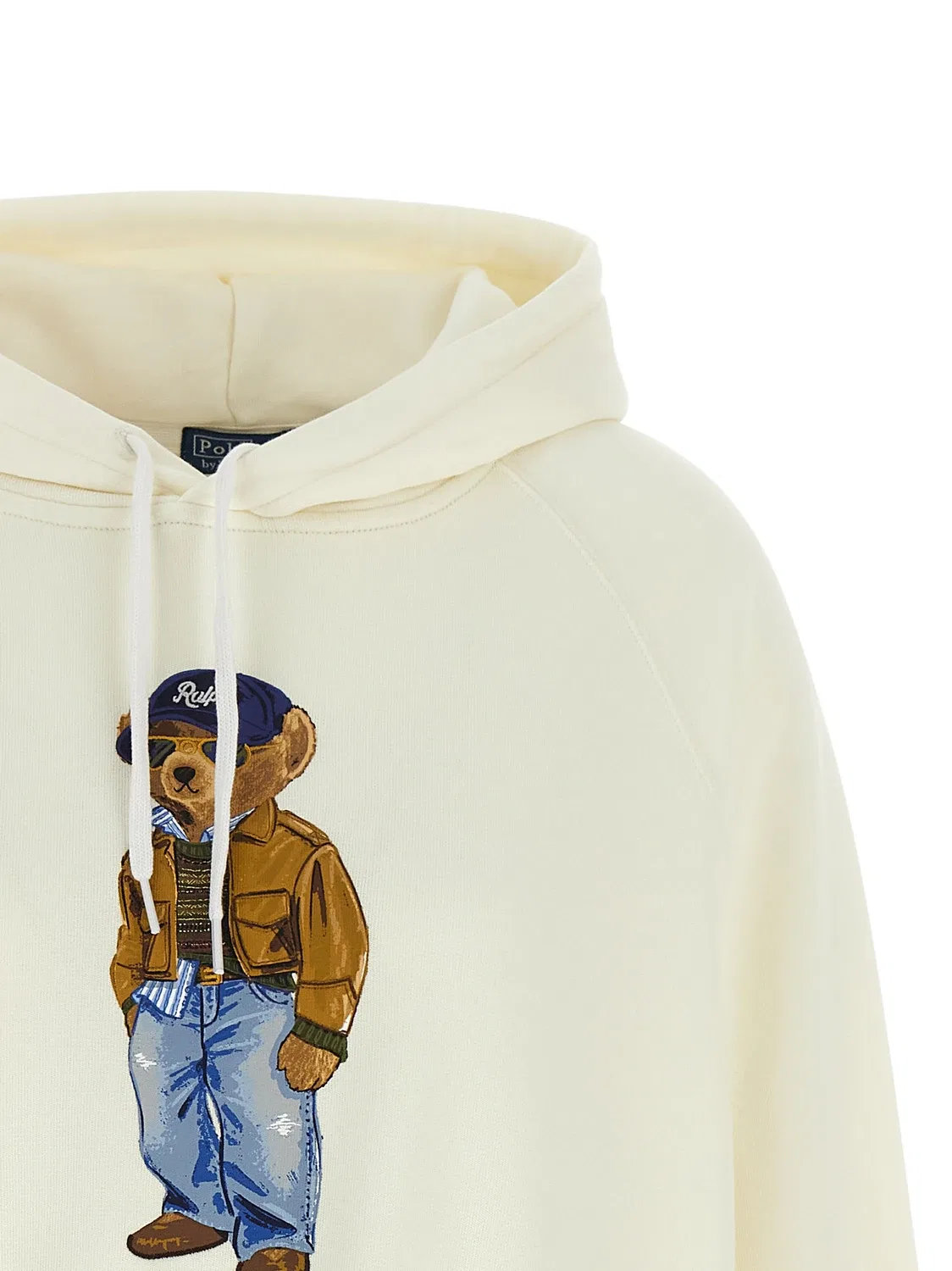 Толстовка с мишкой Polo POLO RALPH LAUREN, белый — фото 3