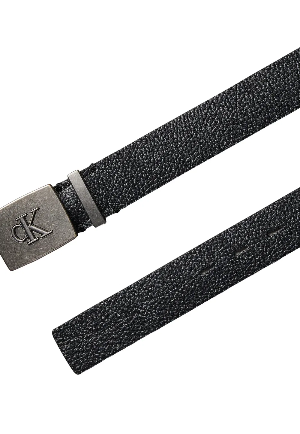Джинсы, пластинка, камешек, закрепленный - пояс Calvin Klein, Black — фото 2