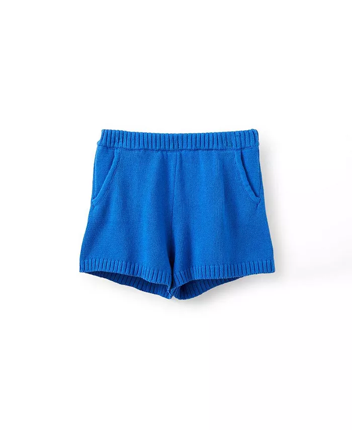 

Маленькие девочки: вязаные шорты Little/Big Camie COTTON ON, синий