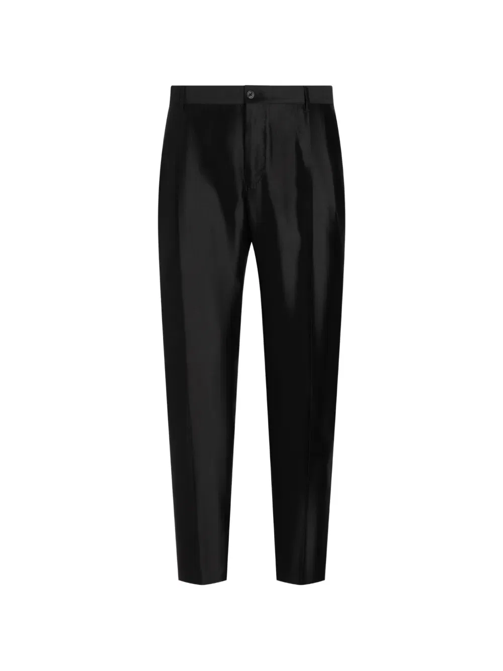 Брюки из шантунга Микадо Dolce & Gabbana, черный
