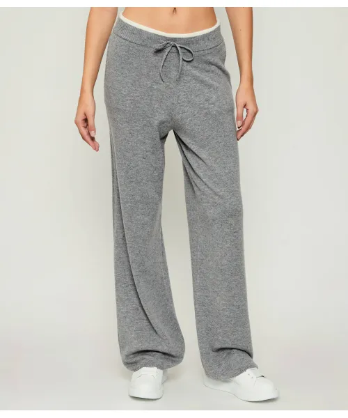 

Трикотажные шерстяные брюки Veraguas Relaxed fit Pinko, серый