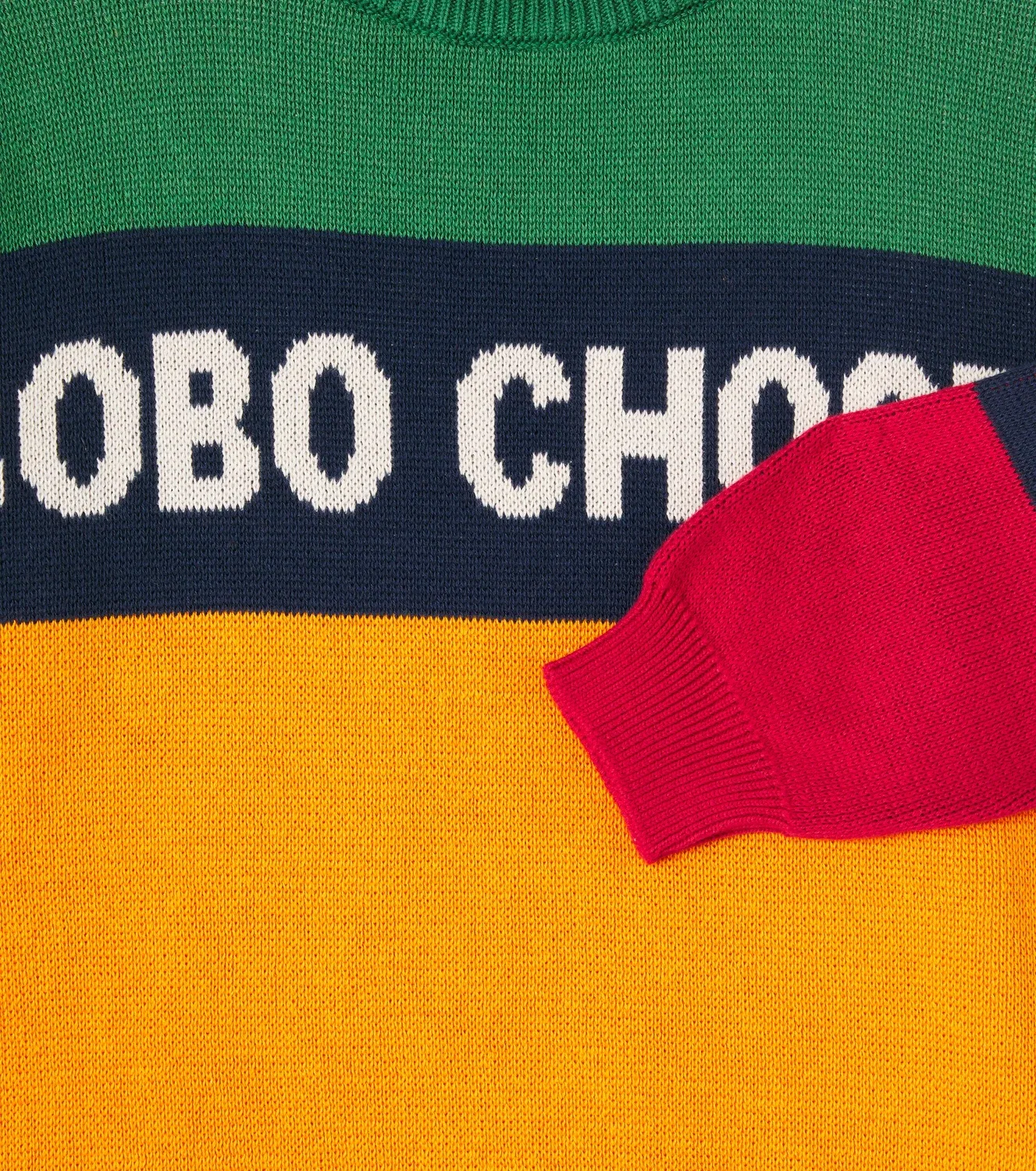Свитшот с цветными блоками Bobo Choses, мультиколор — фото 2