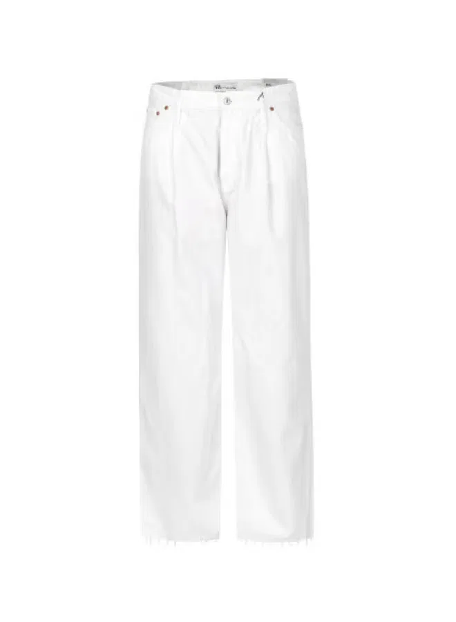 Брюки свободные Zara, белый
