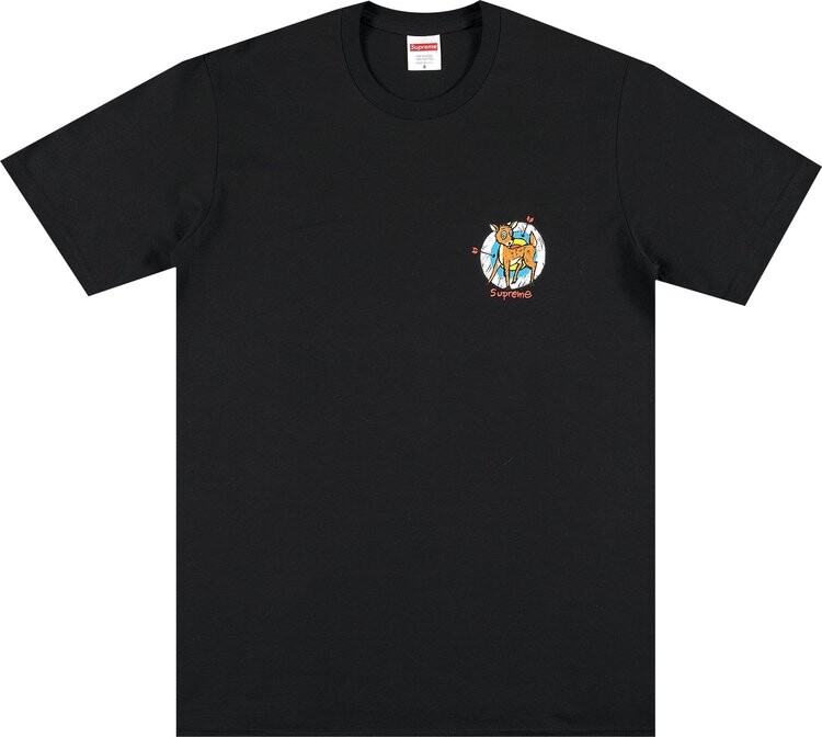 

Футболка Supreme Deer Tee 'Black', черный