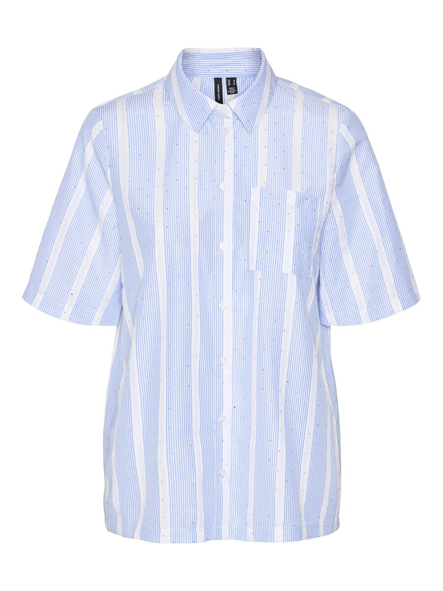 

Блузка с коротким рукавом VERO MODA Blouse MY, светло-синий