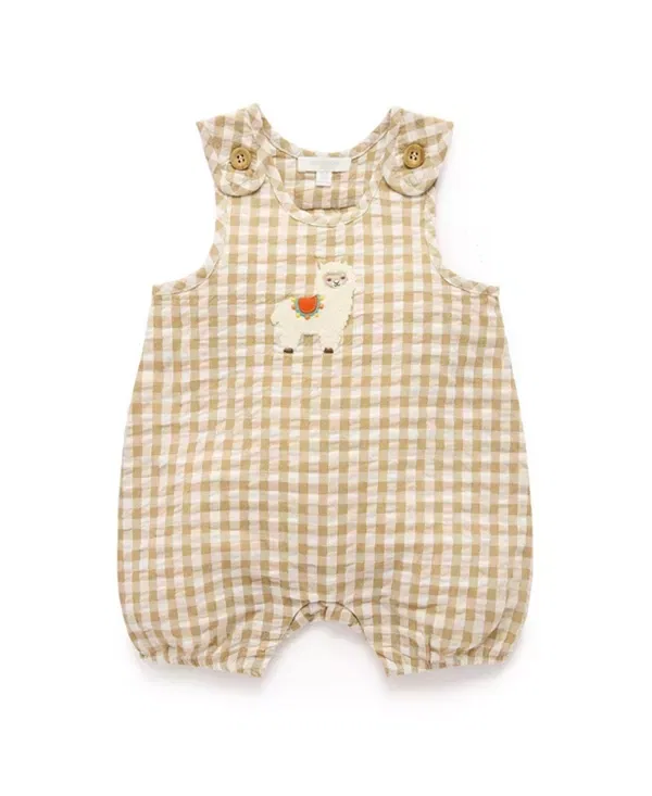 Детский комбинезон с принтом Purebaby, Burrito Gingham
