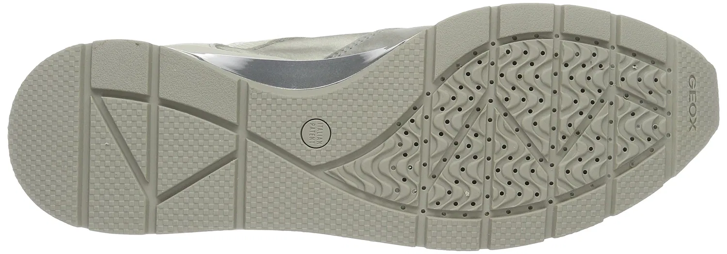 Детские кроссовки для девочек Geox D Shahira B, Grey Off White Lt Greyc0856 — фото 4
