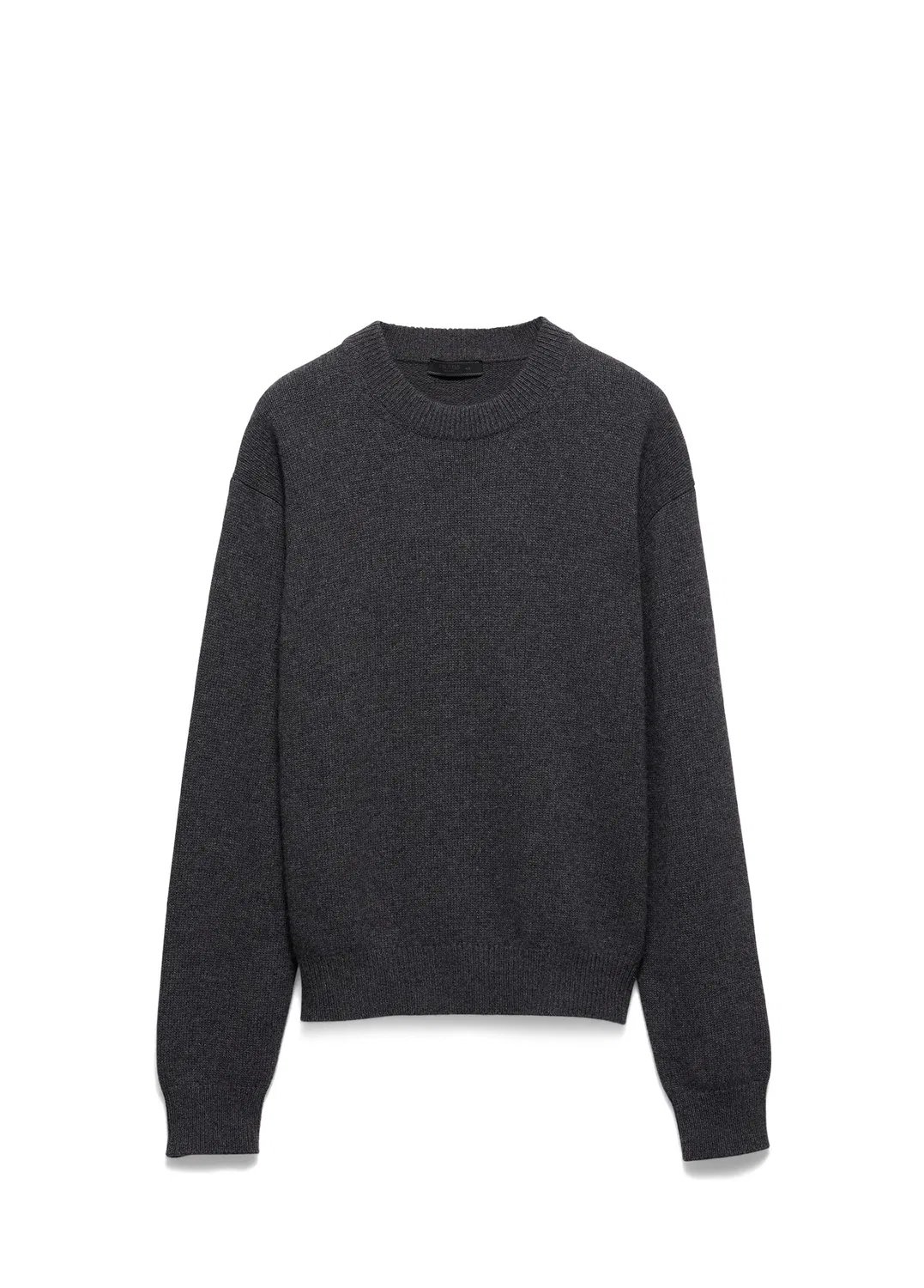 Джемпер с круглым вырезом Re-Cashmere Prada, grey