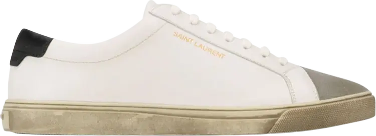 

Кроссовки Saint Laurent Andy Low Aged - White Black, белый